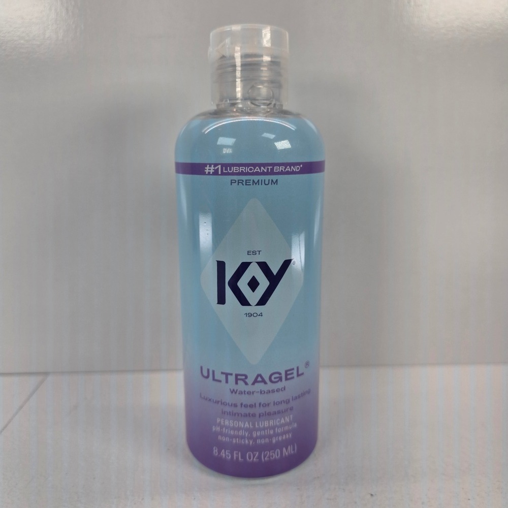 KY UltraGel Premium Water Based Personal Lubricant 8.45 fl oz Non-Sticky Formula